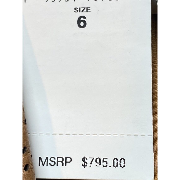 F. Ralph Lauren Leather Jacket Size 6 Brown Camel NWT $795 - Picture 11 of 11